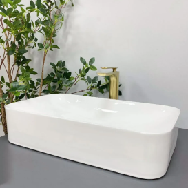 Раковина для ванної кімнати VBI TREVI 61x35 см кераміка білий VBI-012604