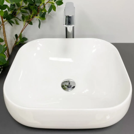 Раковина для ванної кімнати VBI TRICASE 44x39 см кераміка білий VBI-015800