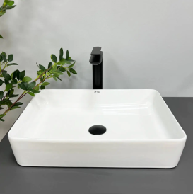 Раковина для ванної кімнати VBI TRIEST 50 50x34 см кераміка білий VBI-012702