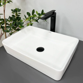 Раковина для ванної кімнати VBI TRIEST 50 50x34 см кераміка білий VBI-012702