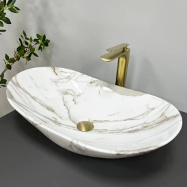 Раковина для ванной VBI TURIN 61,5x36 см керамика лава глянец VBI-011506