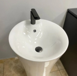 Раковина для ванной VBI Varsi напольная ⌀45,5 см керамика белый VBI-019016