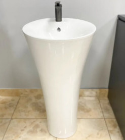 Раковина для ванной VBI Varsi напольная ⌀45,5 см керамика белый VBI-019016