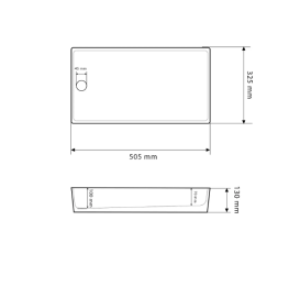 Раковина для ванной VBI VELLETRI 50,5x32,5 см керамика белый VBI-015900