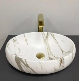 Раковина для ванної VBI Veneto 46х31,5 см кераміка Lava matt VBI-012810