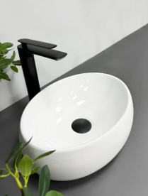 Раковина для ванної кімнати VBI VENETO S 38x27,5 см кераміка білий VBI-012801