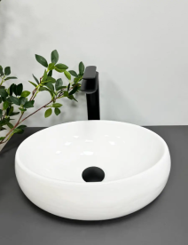 Раковина для ванної кімнати VBI VENETO S 38x27,5 см кераміка білий VBI-012801