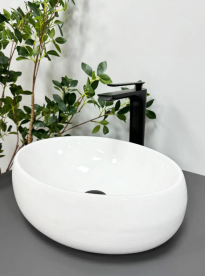 Раковина для ванної кімнати VBI VENETO S 38x27,5 см кераміка білий VBI-012801