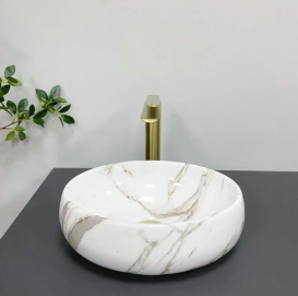 Раковина для ванной VBI VENETO S 38x28,5 см керамика аякс глянцевый VBI-012808