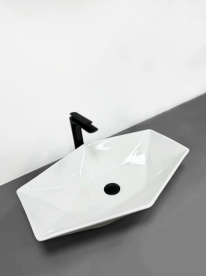 Раковина для ванної кімнати VBI VENEZIA 63,5x41,5 см кераміка білий VBI-012400