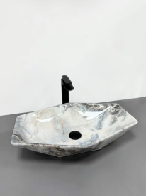 Раковина для ванной VBI VENEZIA S 57,5x37 см керамика гранит глянцевый VBI-012402