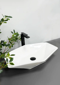 Раковина для ванної кімнати VBI VENEZIA S 57x37 см кераміка білий VBI-012401