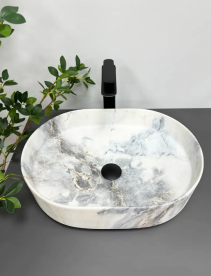 Раковина для ванної кімнати VBI VERONA 50 49,5x37,5 см кераміка граніт матовий VBI-011304