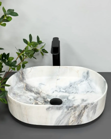 Раковина для ванної кімнати VBI VERONA 50 49,5x37,5 см кераміка граніт матовий VBI-011304