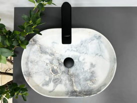 Раковина для ванної кімнати VBI VERONA 50 49,5x37,5 см кераміка граніт матовий VBI-011304