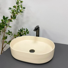 Раковина для ванной VBI VERONA 50 50,5x37,5 см керамика бежевый матовый VBI-011305