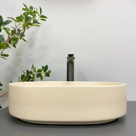 Раковина для ванной VBI VERONA 50 50,5x37,5 см керамика бежевый матовый VBI-011305