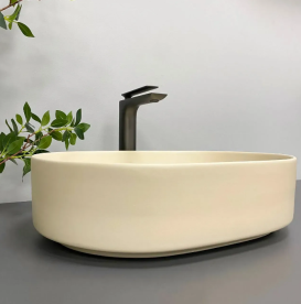 Раковина для ванной VBI VERONA 50 50,5x37,5 см керамика бежевый матовый VBI-011305