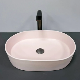 Раковина для ванной VBI VERONA 50 50x34 см керамика розовый матовый VBI-011316
