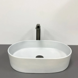 Раковина для ванної кімнати VBI VERONA 50 50x34 см кераміка сірий матовий VBI-011319