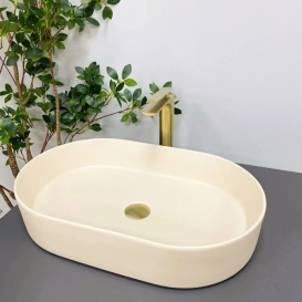 Раковина для ванної кімнати VBI VERONA 60 60,5x39 см кераміка бежевий матовий VBI-011323