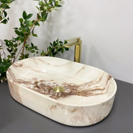 Раковина для ванной VBI VERONA 60 61x38,5 см керамика оникс глянцевый VBI-011322