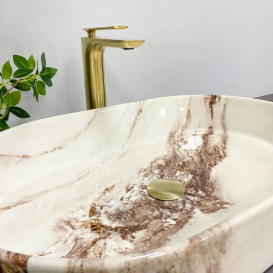 Раковина для ванной VBI VERONA 60 61x38,5 см керамика оникс глянцевый VBI-011322