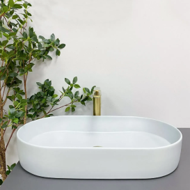 Раковина для ванної кімнати VBI VERONA 70 70x38 см кераміка синій димчатий VBI-011307