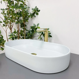 Раковина для ванної кімнати VBI VERONA 70 70x38 см кераміка синій димчатий VBI-011307