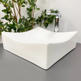 Раковина для ванной VBI VIAREGGIO 40x40 см керамика белый VBI-016200