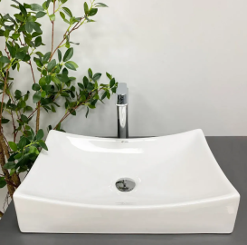 Раковина для ванной VBI VIAREGGIO 54x35 см керамика белый VBI-016201