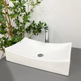 Раковина для ванной VBI VIAREGGIO 54x35 см керамика белый VBI-016201