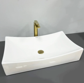 Раковина для ванної кімнати VBI VIAREGGIO M  66,5x39,5 см кераміка білий VBI-016202