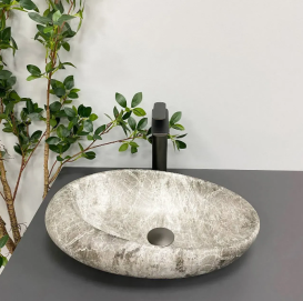 Раковина для ванной VBI VICENZA 49x31 см керамика луна матовая VBI-014801