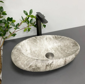 Раковина для ванной VBI VICENZA 49x31 см керамика луна матовая VBI-014801