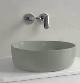 Раковина для ванної кімнати Villeroy & Boch Antao 40х39,5 см TitanCeram CeramicPlus Morning Green зелений 4A7240R8