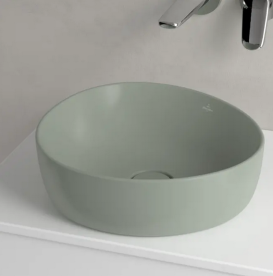 Раковина для ванної кімнати Villeroy & Boch Antao 40х39,5 см TitanCeram CeramicPlus Morning Green зелений 4A7240R8