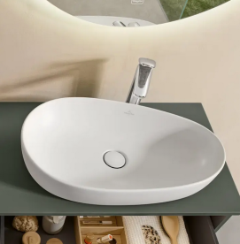 Раковина для ванной Villeroy & Boch Antao 65х40 см TitanCeram CeramicPlus каменный белый 4A7465RW