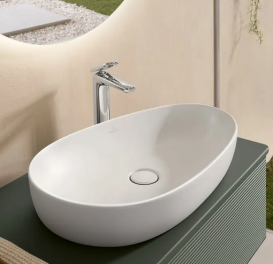 Раковина для ванной Villeroy & Boch Antao 65х40 см TitanCeram CeramicPlus каменный белый 4A7465RW