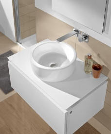 Раковина для ванної кімнати Villeroy & Boch Architectura ⌀40 см санітарна кераміка альпійський білий 41254101