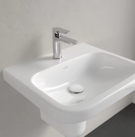 Раковина для ванной Villeroy & Boch Architectura 55х47 см санитарная керамика альпийский белый 41885601