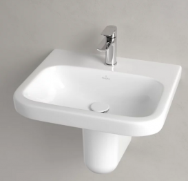 Раковина для ванной Villeroy & Boch Architectura 55х47 см санитарная керамика альпийский белый CeramicPlus 418856R1