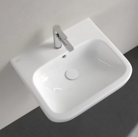 Раковина для ванної кімнати Villeroy & Boch Architectura 55х47 см шліфована санітарна кераміка альпійський білий 41885G01