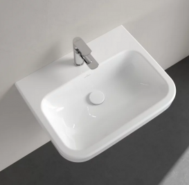 Раковина для ванної кімнати Villeroy & Boch Architectura 60х47 см санітарна кераміка альпійський білий CeramicPlus 418861R1