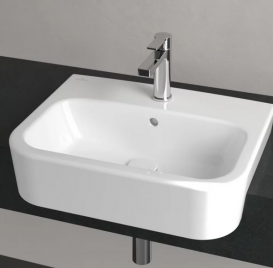 Раковина для ванної кімнати Villeroy & Boch Architectura 55х43 см санітарна кераміка альпійський білий CeramicPlus 419055R1