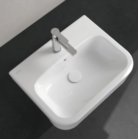 Раковина для ванної кімнати Villeroy & Boch Architectura 55х43 см санітарна кераміка альпійський білий CeramicPlus 419055R1