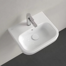 Раковина для ванной Villeroy & Boch Architectura 45х38 см санитарная керамика альпийский белый CeramicPlus 437345R1