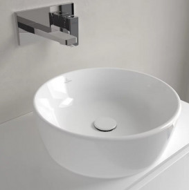 Раковина для ванної кімнати Villeroy & Boch Architectura ⌀45 см санітарна кераміка альпійський білий 5A254501