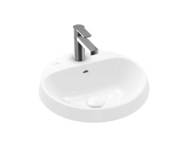 Раковина для ванной Villeroy & Boch Architectura ⌀45 см санитарная керамика альпийский белый 5A654501