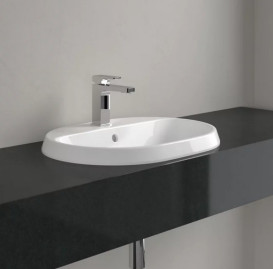 Раковина для ванной Villeroy & Boch Architectura 60х45 см санитарная керамика альпийский белый 5A666001